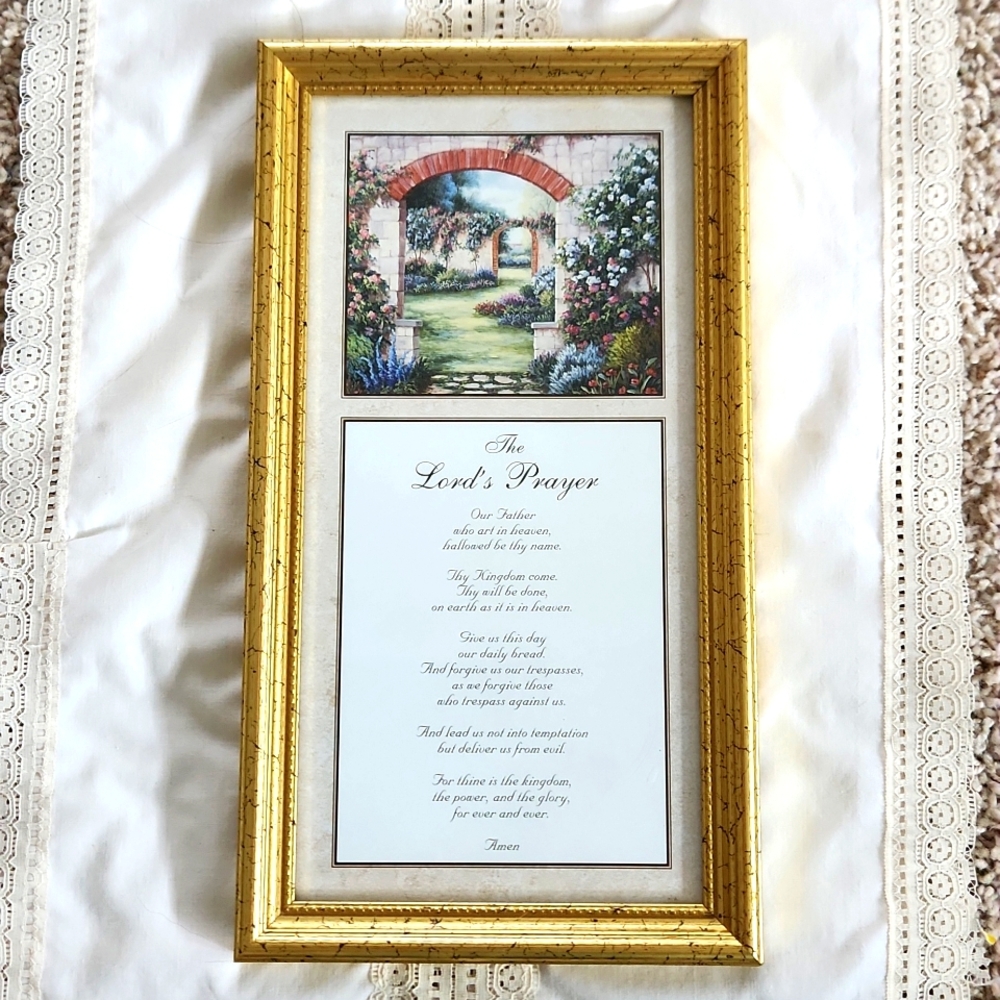 Vintage framed art print